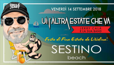 Jerry Calà al Sestino Beach di Desenzano del Garda Jerry Calà al Sestino Beach di Desenzano del Garda