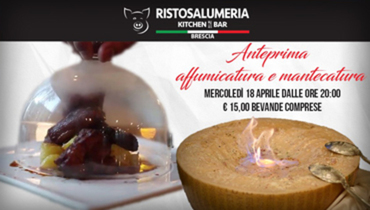 Anteprima affumicatura e mantecatura at Ristosalumeria Anteprima affumicatura e mantecatura at Ristosalumeria