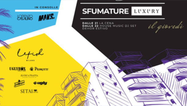 BRÓ Summer Club ・ Sfumature #LUXURY®, il Giovedì BRÓ Summer Club ・ Sfumature #LUXURY®, il Giovedì
