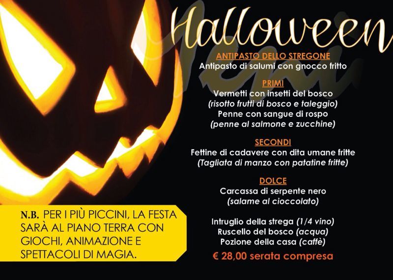 Halloween 2015 al Tempio Inca, Ristorante di Brescia.
